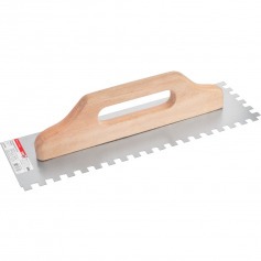 Desempenadeira de a�o dentada 390 x 120 mm