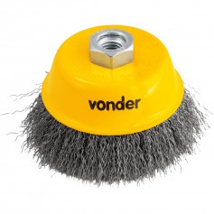 Escova de aço ondulado tipo copo 4 Escova de aço ondulado tipo copo 4