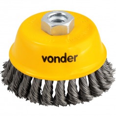 Escova de aço torcido tipo copo 4 Escova de aço torcido tipo copo 4