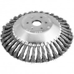 Escova de aço torcido para roçadeira 200 x 25,4 mm Escova de aço torcido para roçadeira 200 x 25,4 mm