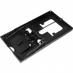 Ratoeira grande 160 mm x 88 mm em ao oxidado preto