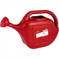Regador plstico vermelho capacidade 10 litros