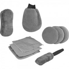 Kit para limpeza automotiva com 9 peças Kit para limpeza automotiva com 9 peças
