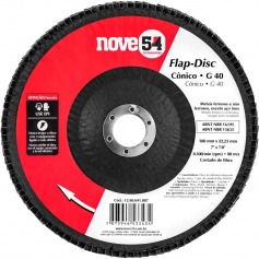 Disco de lixa flap disc flap-disc cnico 7