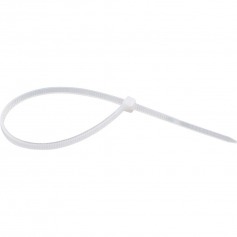 Abraadeira de nylon branca 3,6 x 140 mm com 100 peas 