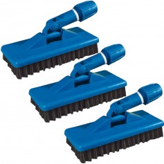 Escova reforçada com suporte com 3 peças - Limpa tudo Escova reforçada com suporte com 3 peças - Limpa tudo