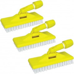 Escova macia com suporte com 3 peas - Limpa tudo