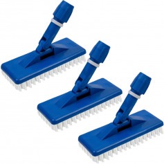 Escova macia com suporte com 3 peas - Limpa tudo