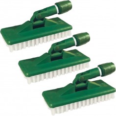 Escova macia com suporte com 3 peas - Limpa tudo