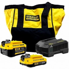 Kit 2 Baterias 20V 2Ah e 4Ah + Carregador e Bolsa- SCB224CK Kit 2 Baterias 20V 2Ah e 4Ah + Carregador e Bolsa- SCB224CK