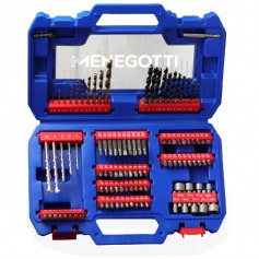 Jogo de brocas e bits com maleta 105 peças - 40870136 Jogo de brocas e bits com maleta 105 peças - 40870136
