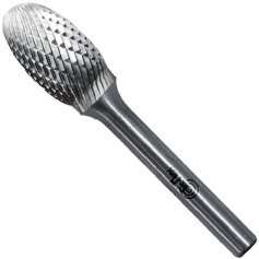 Lima rotativa endurecida em gota 12 x 20 mm haste 6 mm - 23.247 Lima rotativa endurecida em gota 12 x 20 mm haste 6 mm - 23.247