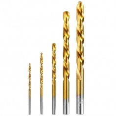 Jogo de broca de ao rpido 3 a 8 mm 5 peas - 29.085