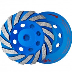 Disco de destaste diamantado 115 mm turbo para mármore e concreto - 21.054 Disco de destaste diamantado 115 mm turbo para mármore e concreto - 21.054