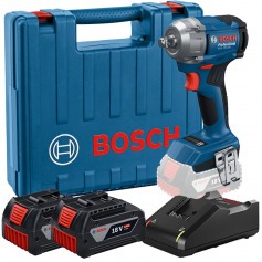 Chave de impacto a bateria 18V 4Ah encaixe 1/2 Chave de impacto a bateria 18V 4Ah encaixe 1/2