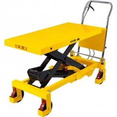Mesa hidráulica pantográfica capacidade 1000kg com roda de PU - MPP 1000 Mesa hidráulica pantográfica capacidade 1000kg com roda de PU - MPP 1000