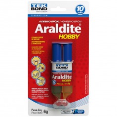 Cola epóxi Araldite hobby seringa 6 g	 Cola epóxi Araldite hobby seringa 6 g