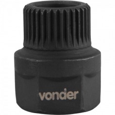 Soquete especial para polia de alternador sextavado 22 mm x estriado 33 dentes Soquete especial para polia de alternador sextavado 22 mm x estriado 33 dentes