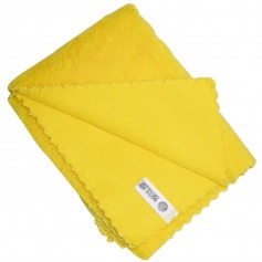 Toalha de microfibra em urdira para secagem automotiva 60 x 40 cm amarela 25240 Toalha de microfibra em urdira para secagem automotiva 60 x 40 cm amarela 25240