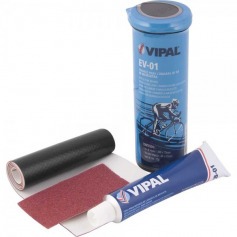 Kit de reparo para câmara de bicicletas com 3 peças cx com 12 jogos - EV 01 Kit de reparo para câmara de bicicletas com 3 peças cx com 12 jogos - EV 01