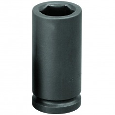 Soquete sextavado longo de impacto 32 mm com encaixe de 3/4 Soquete sextavado longo de impacto 32 mm com encaixe de 3/4