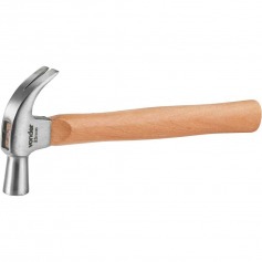Martelo unha polido 25 mm com cabo de madeira Martelo unha polido 25 mm com cabo de madeira