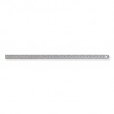 Escala de aço inox 300 mm - BW 1682 Escala de aço inox 300 mm - BW 1682