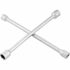 Chave de roda tipo cruz 17 x 19 x 21 x 23 mm