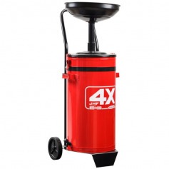 Coletor de leo 50 litros com carrinho JHF 4X - 7883