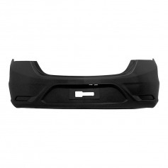 Para-choque Prisma 2016 a 2020 traseiro preto liso sem furo sensor - 1766