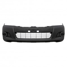 Para-choque Hilux 2012 a 2015 dianteiro preto com grade - 7025 