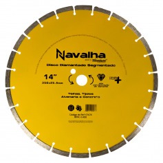 Disco diamantado segmentado 350 mm para concreto - 07678