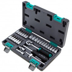 Jogo de Soquete sextavado 4  13 mm encaixe 1/4