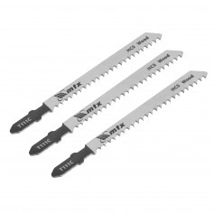 L�mina serra tico-tico 75 mm 8 dentes para madeira 3 pe�as - 782059