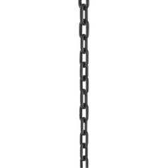 Corrente pl�stica para sinaliza��o 8 mm 10 m preta