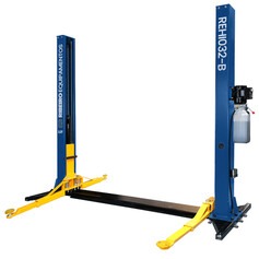 Elevador automotivo 3,2T com base double lock monof�sico azul - REHI032-B