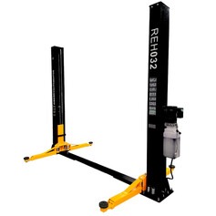Elevador automotivo 3,2T sem base double lock monof�sico preto - REHI032