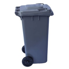 Cesto de lixo gari 120L com rodas sem pedal