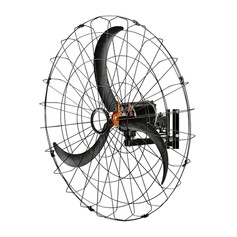 Ventilador de parede industrial 1 metro oscilante alta vaz�o - V100NOM
