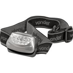Lanterna de cabeça com 5 leds e 20 lúmens - LC 005 Lanterna de cabeça com 5 leds e 20 lúmens - LC 005