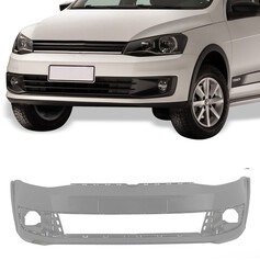 Para-choque Saveiro G6 2013 a 2016 Primer + moldura lateral - 6618K Para-choque Saveiro G6 2013 a 2016 Primer + moldura lateral - 6618K