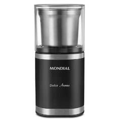 Moedor de caf� e gr�os el�trico 180W em a�o inox Dolce Arome - MCF-01-BI