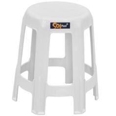 Banqueta pl�stica 6 p�s capacidade 152 Kg - Guaxuma