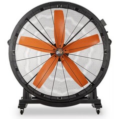 Ventilador m�vel 1,5m 600W Brushless com rodizios - Powerflow Ultra
