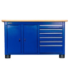 Bancada fechada com 6 gavetas e 2 portas RLL-204