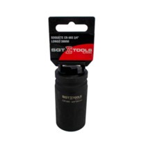 Soquete sextavado de impacto longo 28 mm encaixe 3/4 Soquete sextavado de impacto longo 28 mm encaixe 3/4