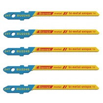 L�mina serra tico tico cortes curvos 50 mm 24 dentes bimetal para metal 5 pe�as - BU224S
