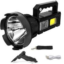 Refletor de busca multifuncional recarreg�vel com LED COB power bank - BOM-4331