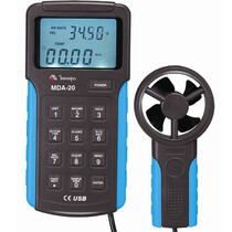 Anemômetro digital 2 - 30 m/s com bolsa - MDA-20 Anemômetro digital 2 - 30 m/s com bolsa - MDA-20