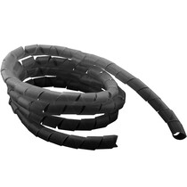 Protetor de cabos espiral 20 mm preto